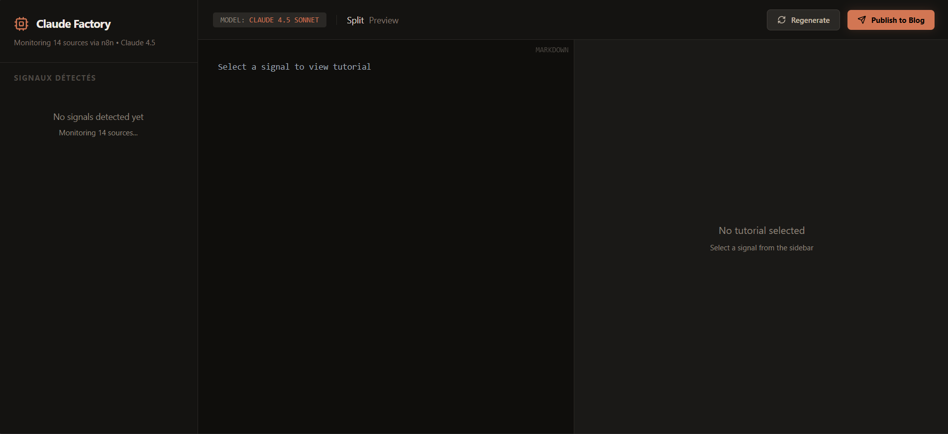 Capture d'écran du projet Anthro-factory